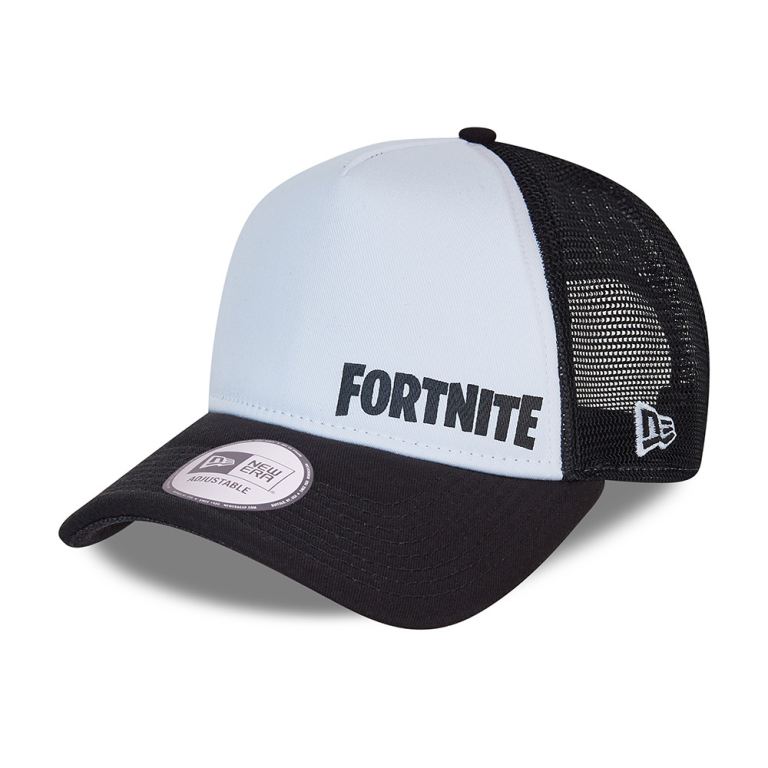 Gorras New Era Truckers Blancos - Fortnite Logo 92845USBZ